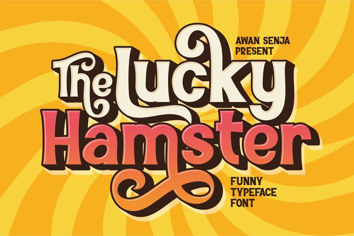 Ejemplo de fuente The Lucky Hamster #1