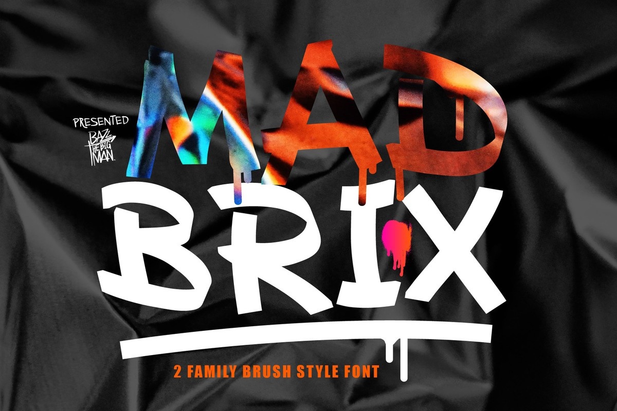 Ejemplo de fuente Mad Brix #1