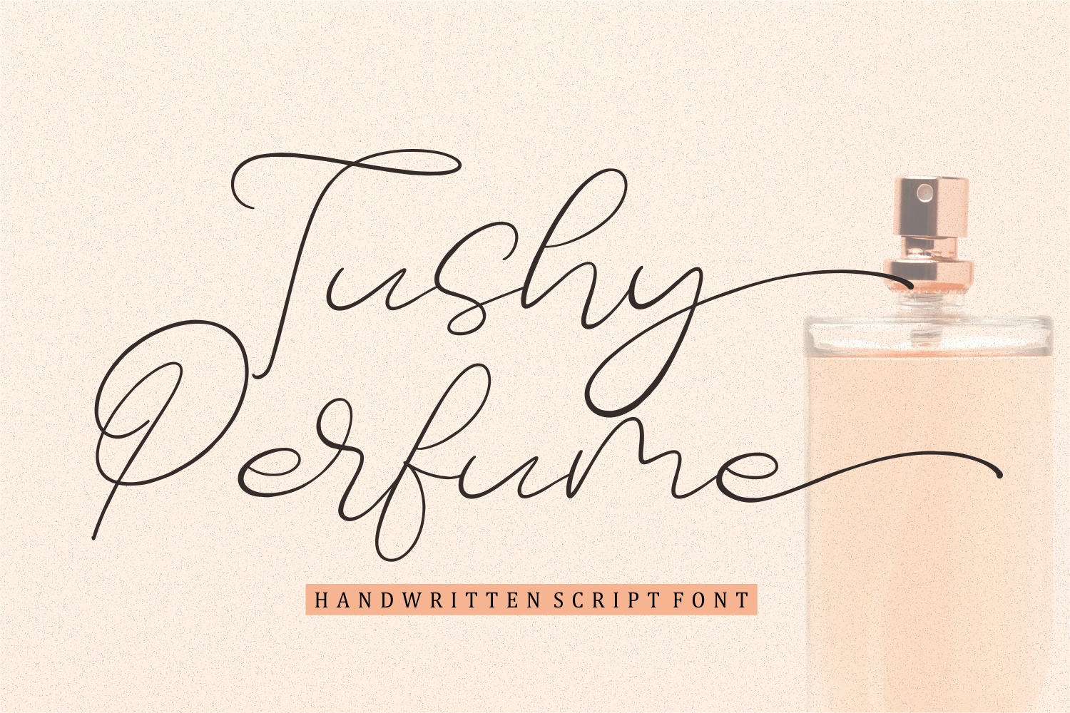 Ejemplo de fuente Tushy Perfume #1