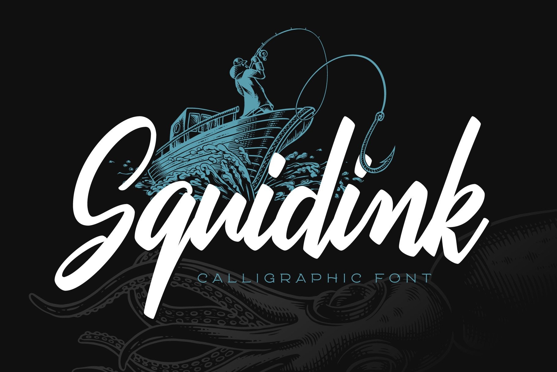 Ejemplo de fuente Squidink #1
