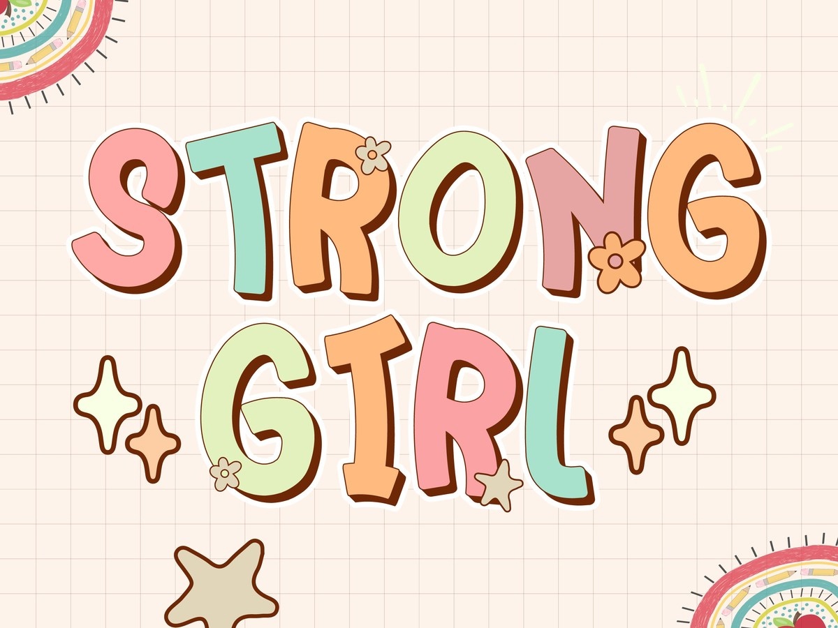 Ejemplo de fuente Strong Girl #1