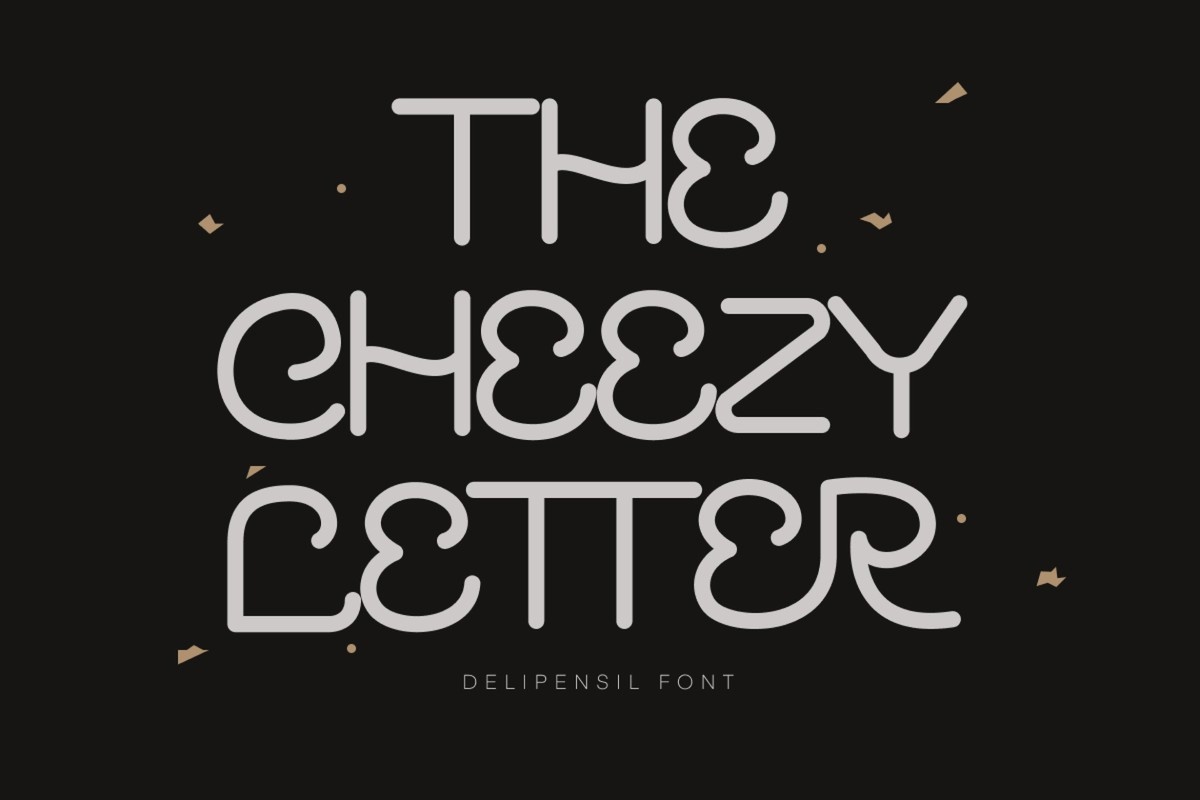 Ejemplo de fuente The Cheezy Letter #1