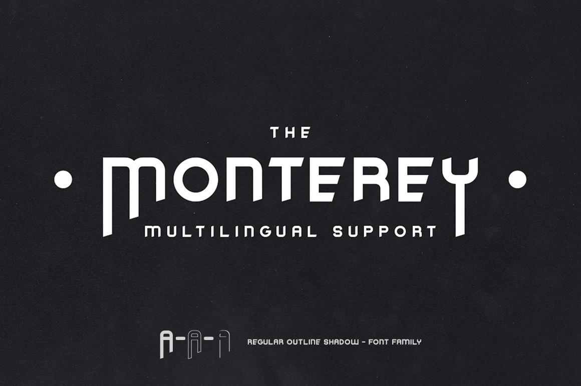 Ejemplo de fuente The Monterey #1