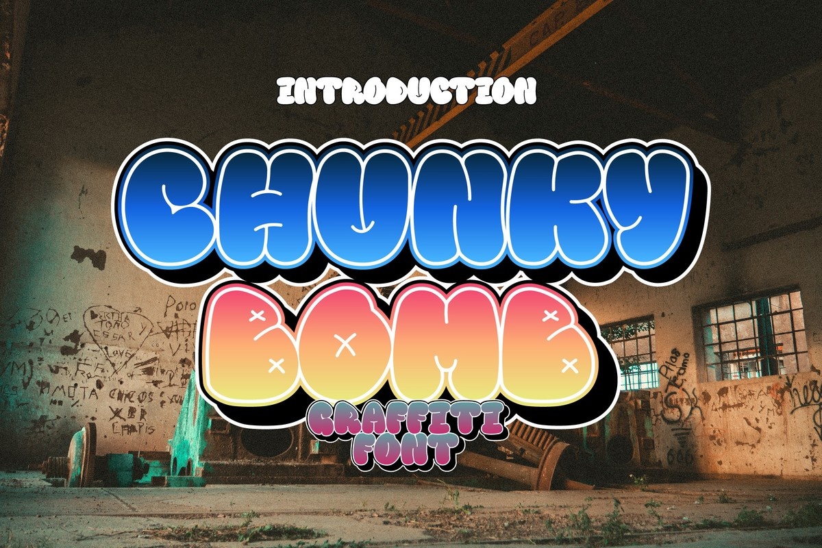 Ejemplo de fuente Chunky Bomb #1