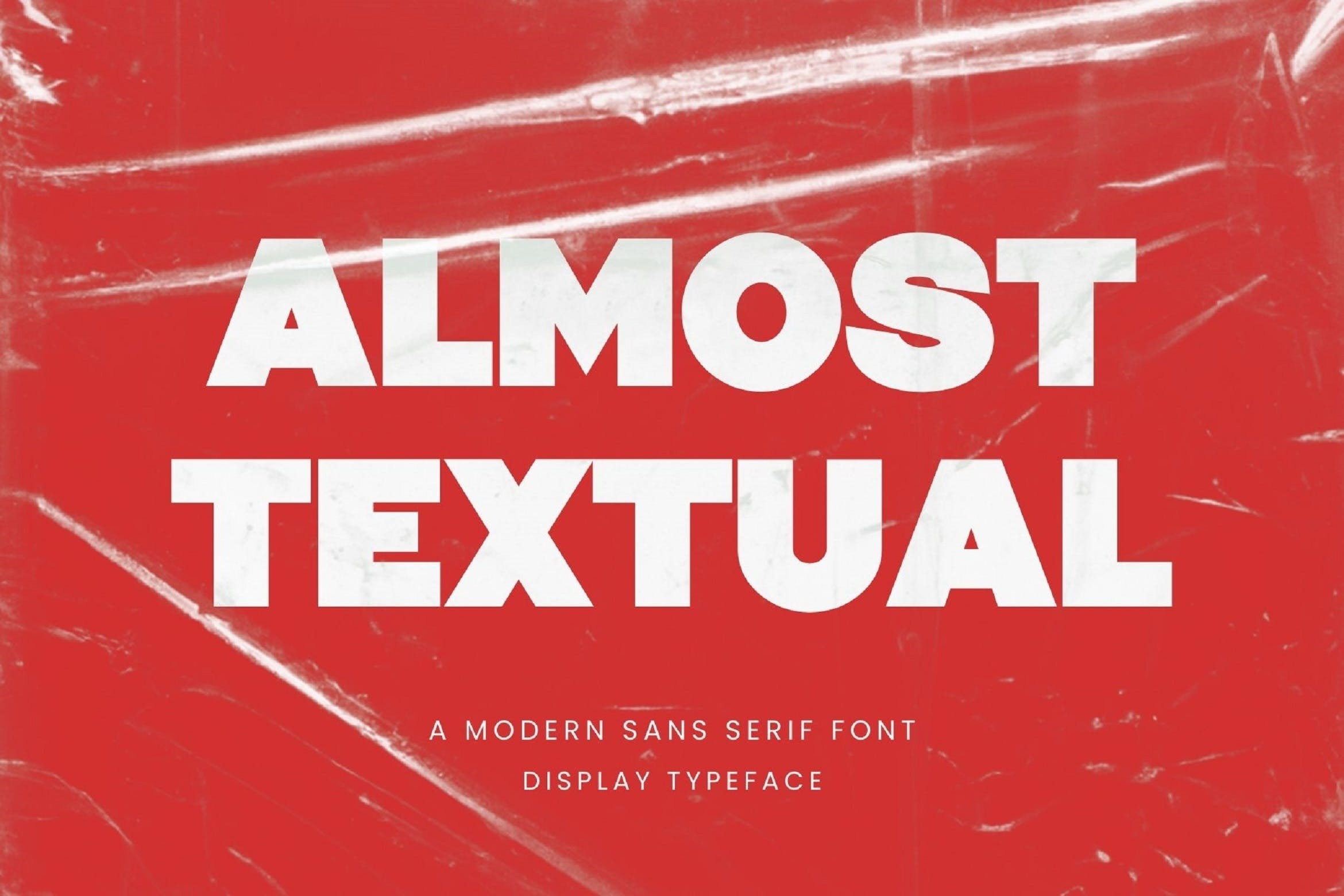 Ejemplo de fuente Almost Textual #1