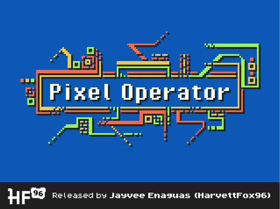 Ejemplo de fuente Pixel Operator #1