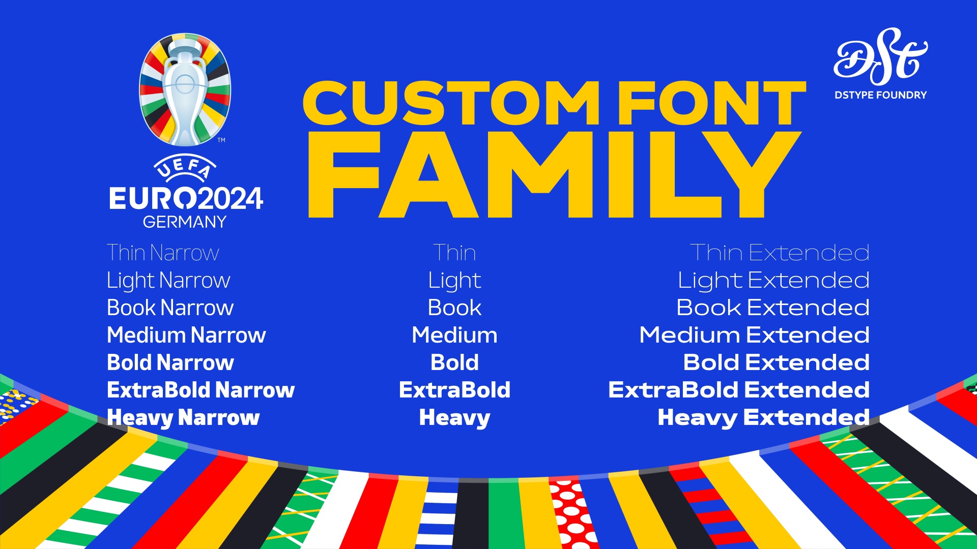 Ejemplo de fuente UEFA Euro 2024 custom #1