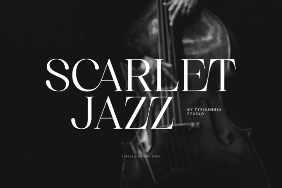 Ejemplo de fuente Scarlet Jazz #1