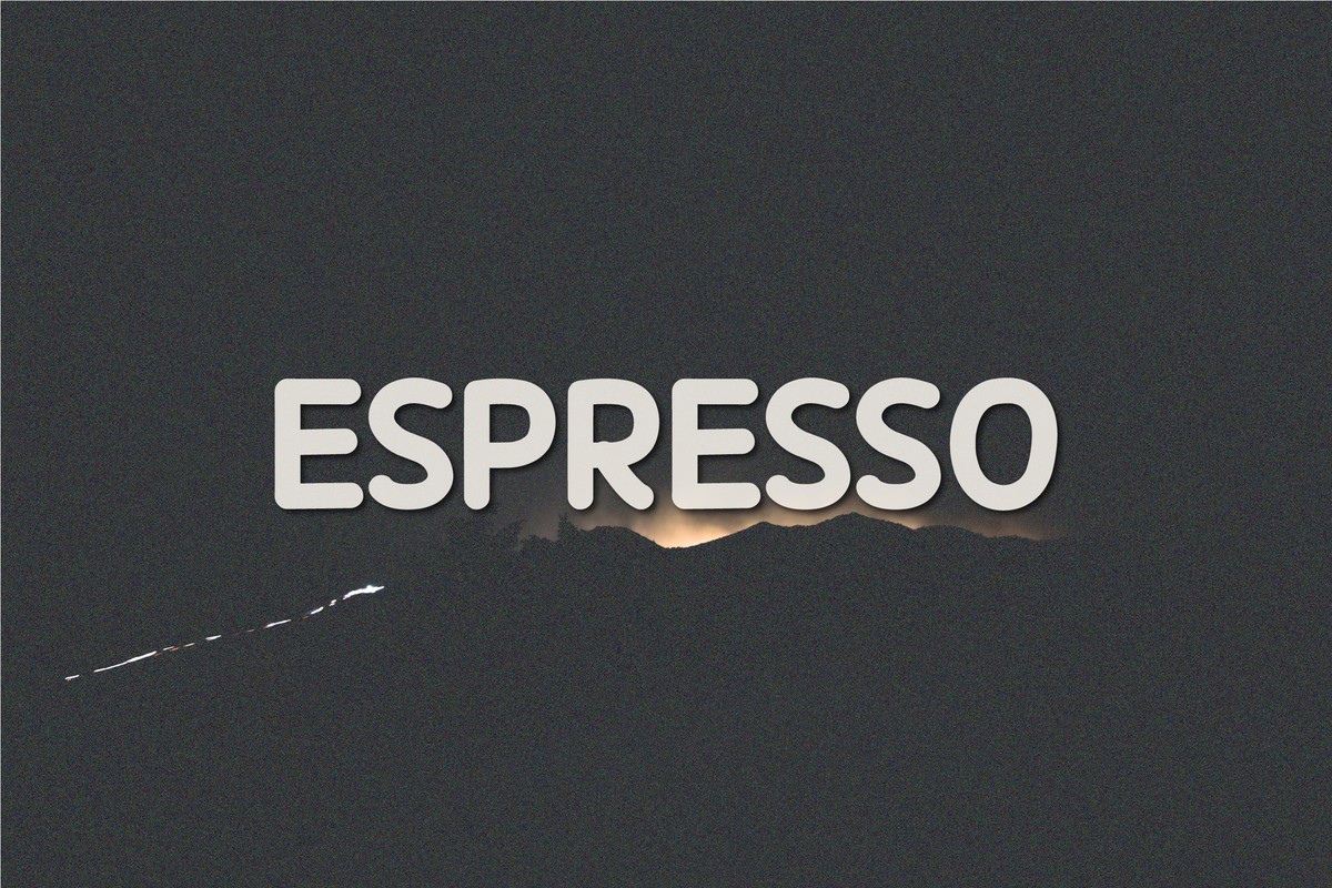 Ejemplo de fuente Espresso #1