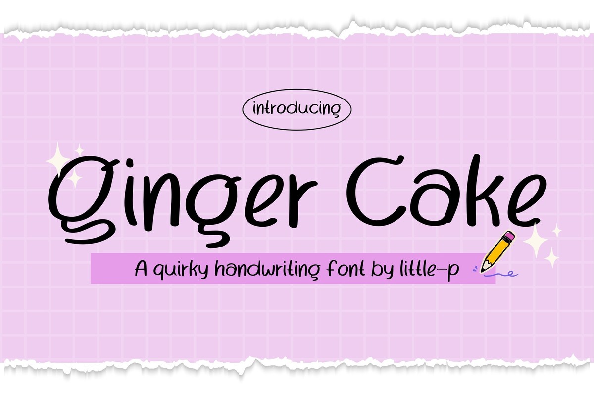 Ejemplo de fuente Ginger Cake #1