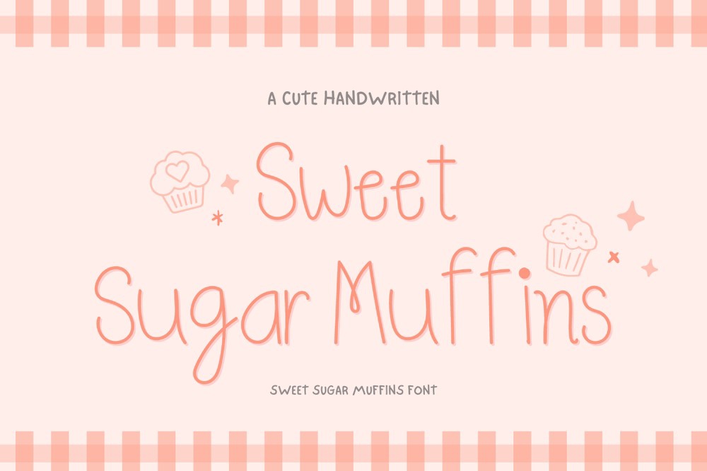 Ejemplo de fuente Sweet Sugar Muffins #1