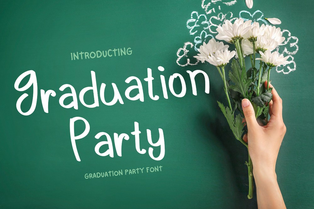 Ejemplo de fuente Graduation Party #1