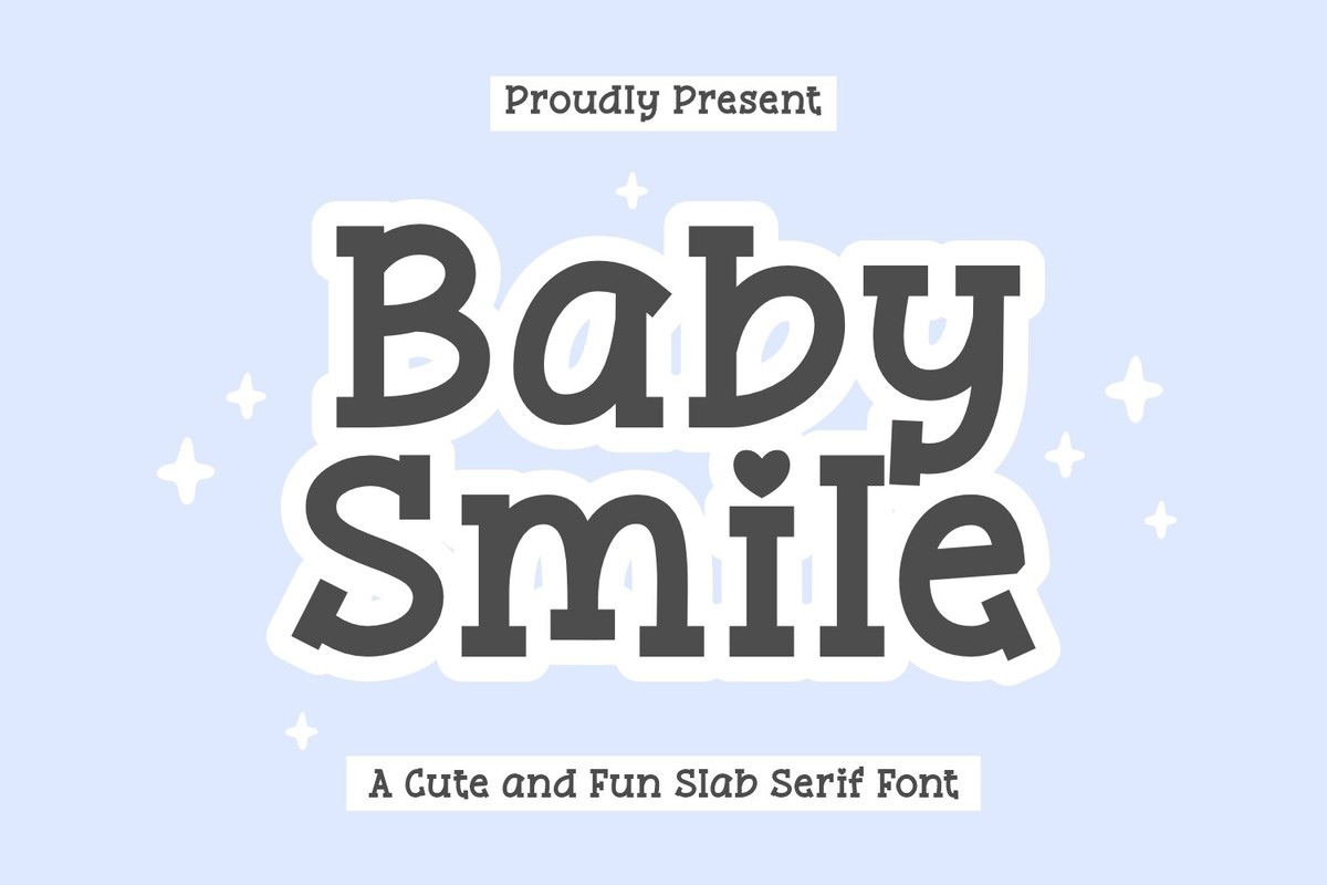 Ejemplo de fuente Baby Smile #1