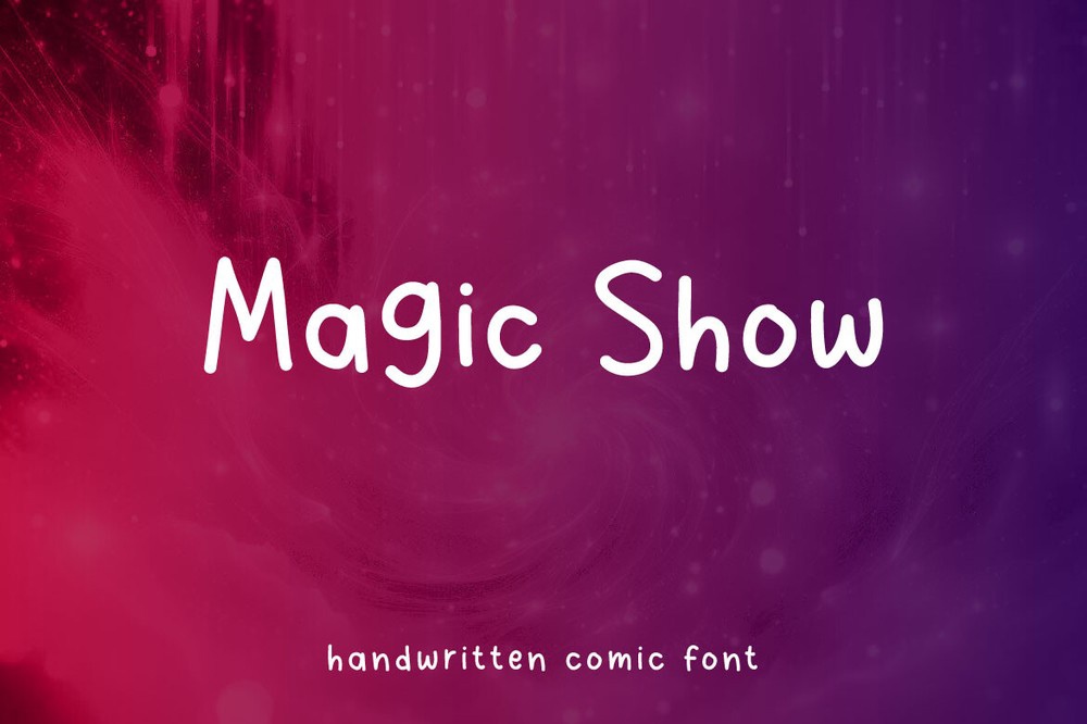 Ejemplo de fuente Magic Show #1