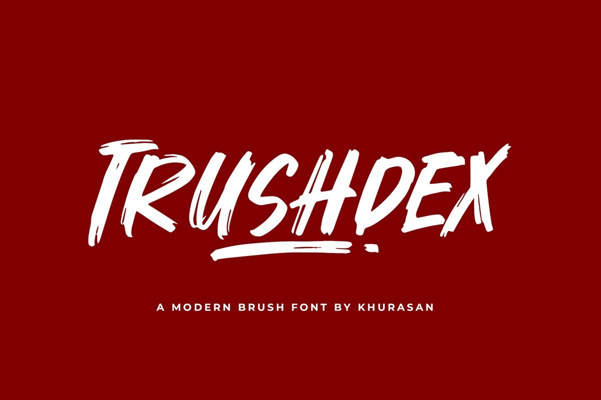 Ejemplo de fuente Trushdex #1