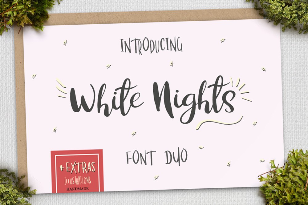 Ejemplo de fuente White Nights #1