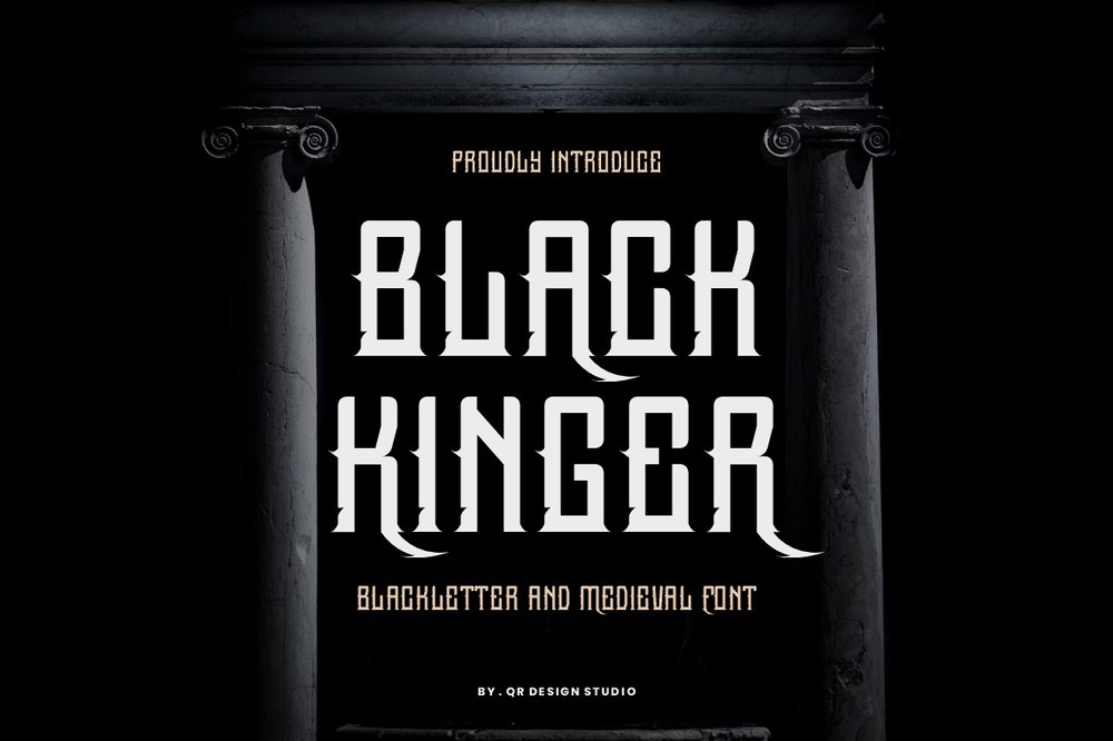 Ejemplo de fuente Black Kinger #1