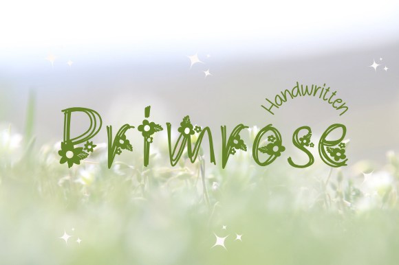 Ejemplo de fuente Primrose #1