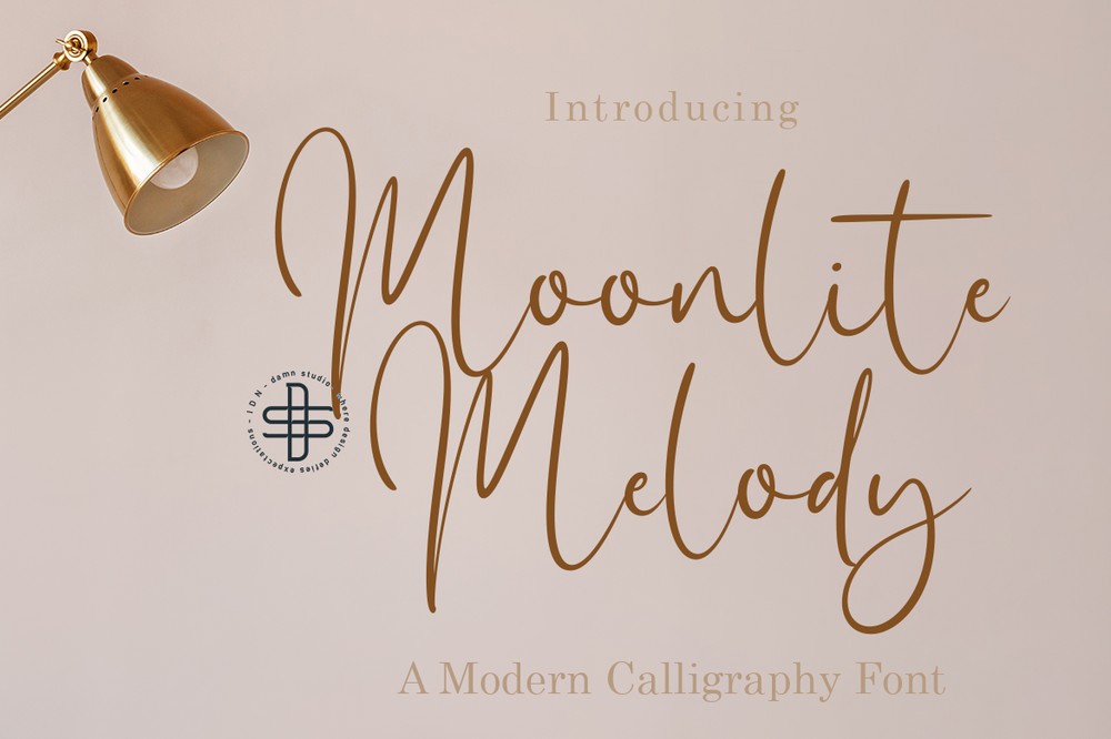 Ejemplo de fuente Moonlite Melody #1