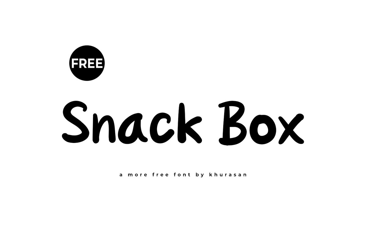 Ejemplo de fuente Snack Box #1