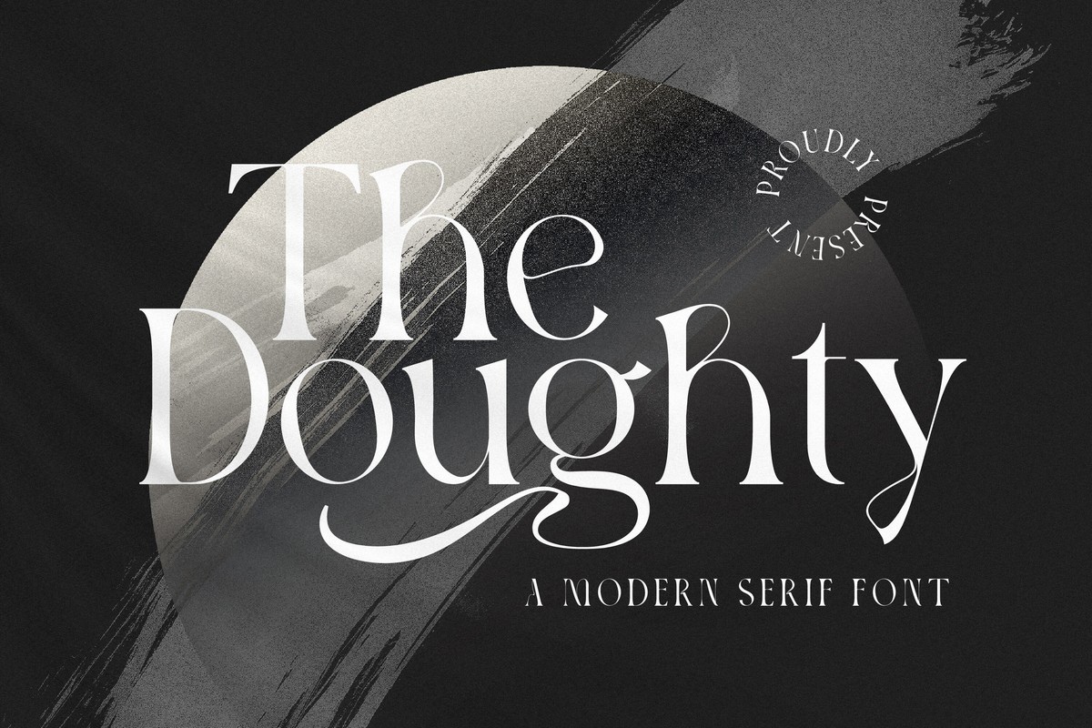 Ejemplo de fuente The Doughty #1