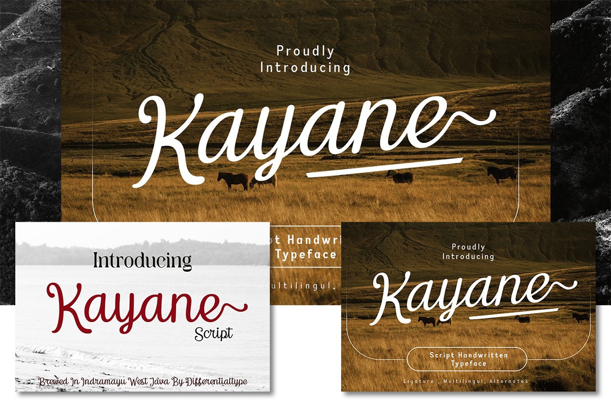 Ejemplo de fuente Kayane #1