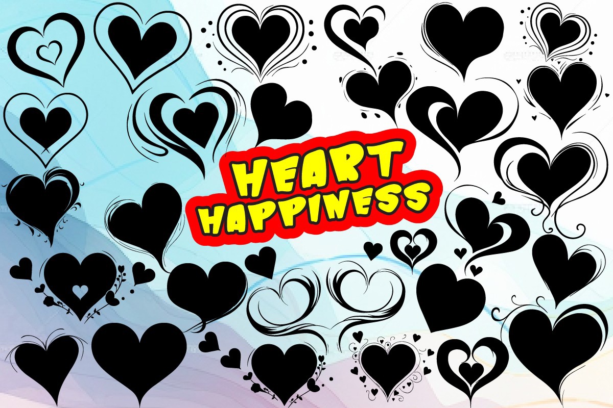 Ejemplo de fuente Heart Happiness #1