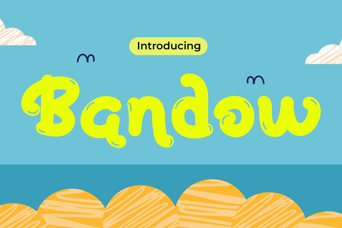Ejemplo de fuente Bandow #1