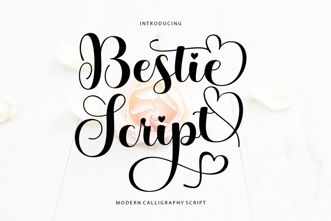 Ejemplo de fuente Bestie Script #1