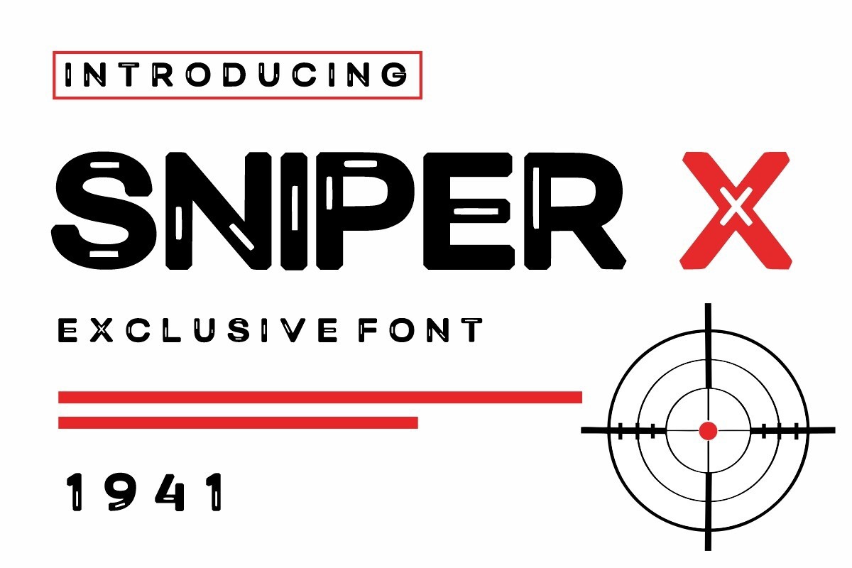 Ejemplo de fuente Sniper X #1