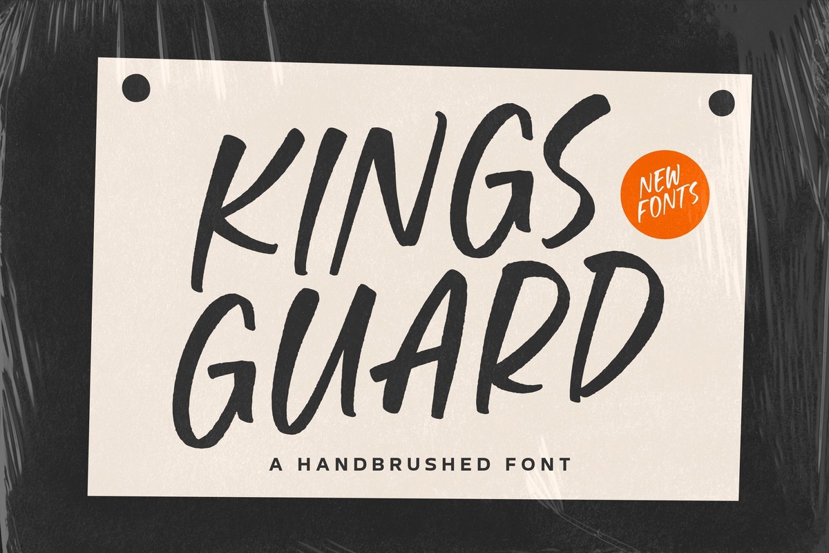 Ejemplo de fuente Kings Guard #1