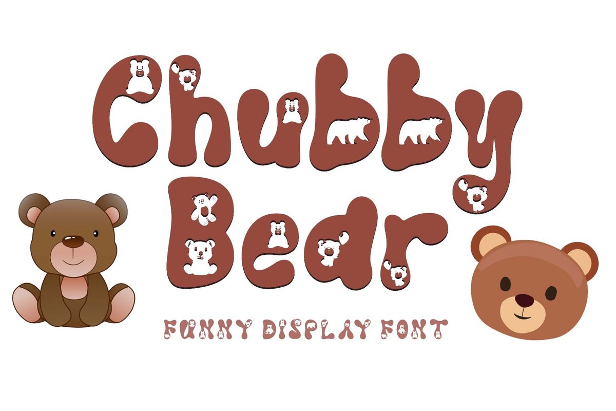 Ejemplo de fuente Chubby Bear #1