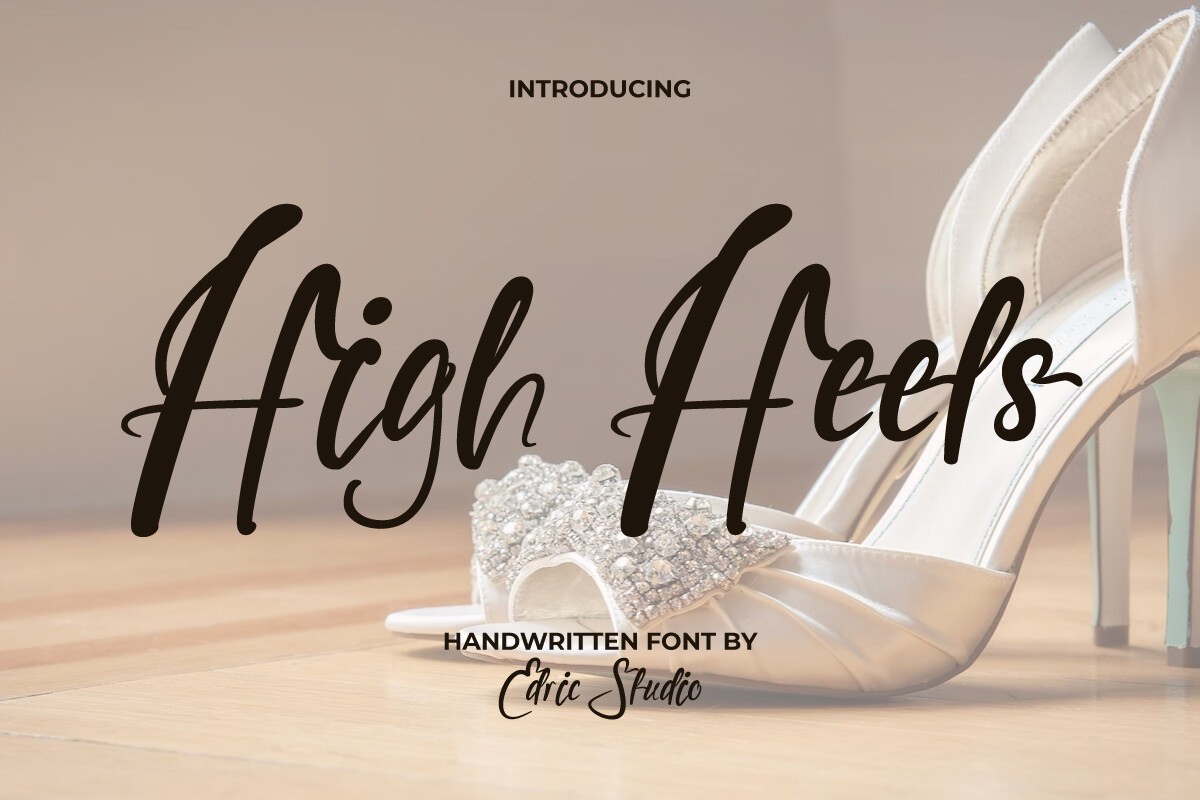 Ejemplo de fuente High Heels #1