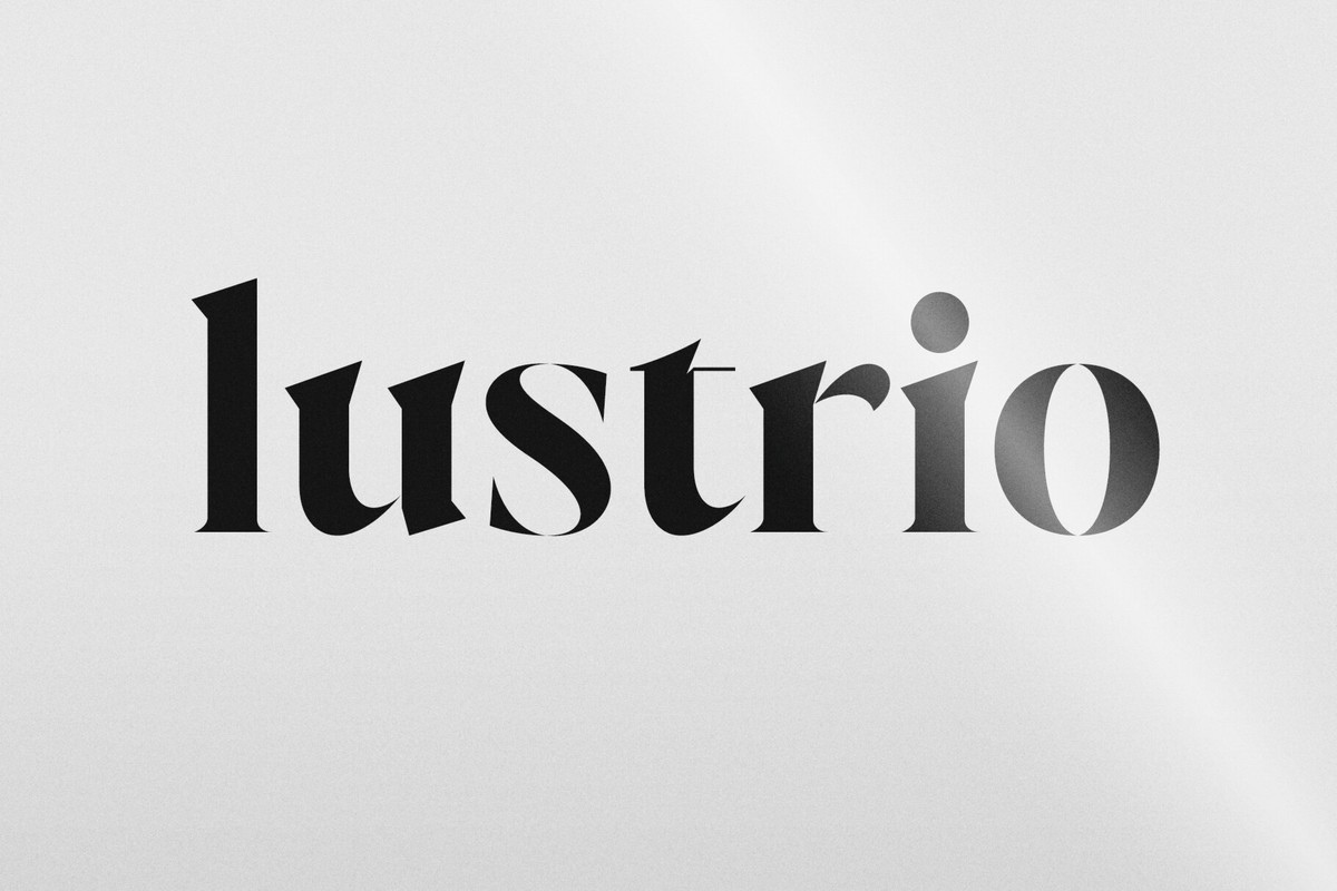 Ejemplo de fuente Lustrio #1