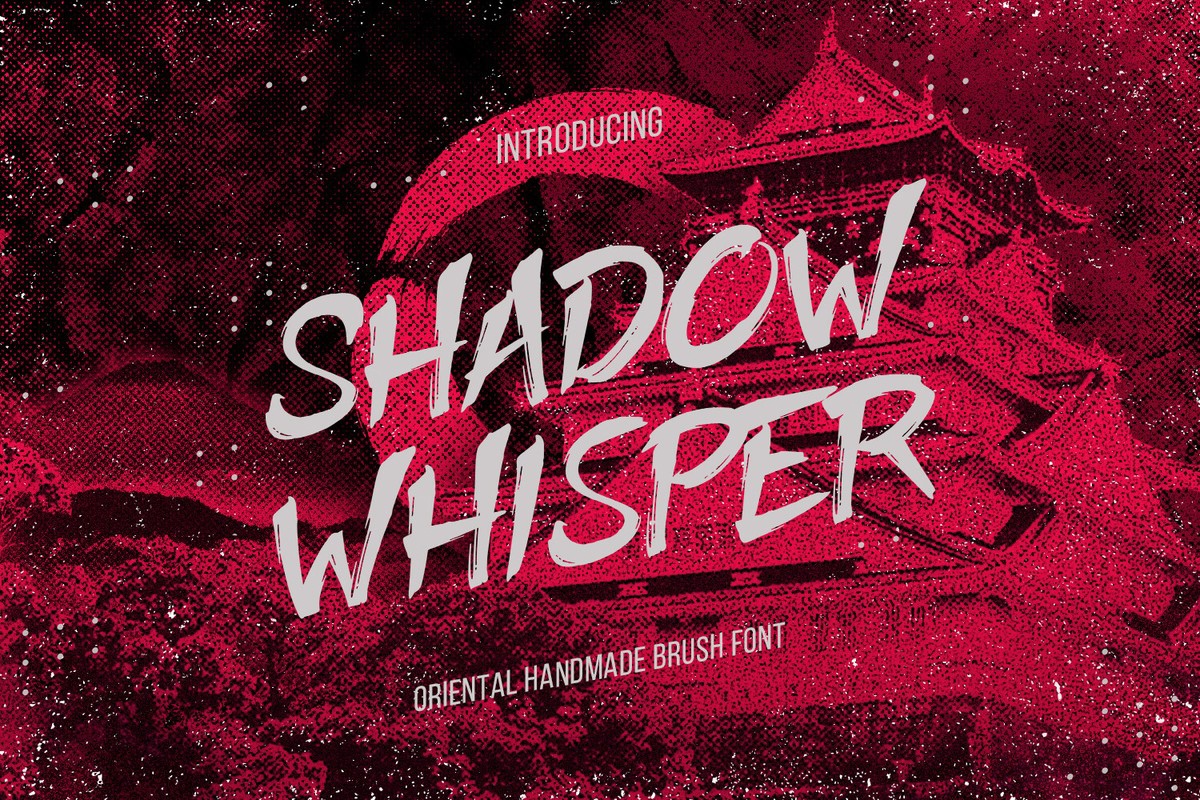 Ejemplo de fuente Shadow Whisper #1
