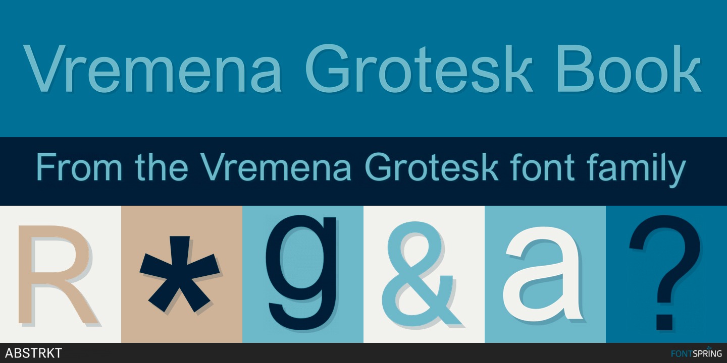 Fuente Vremena Grotesk