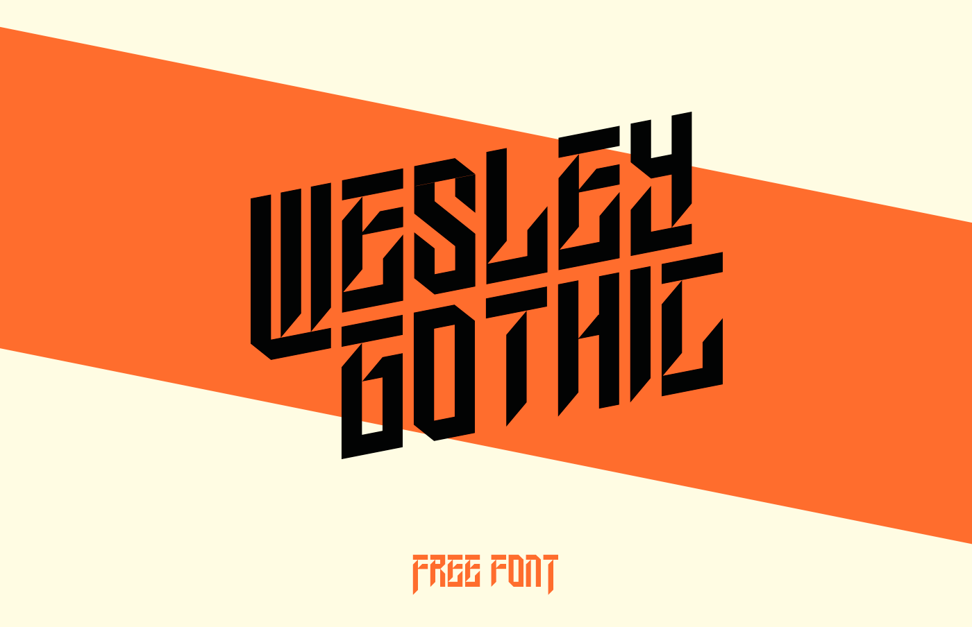 Fuente Wesley Gothic