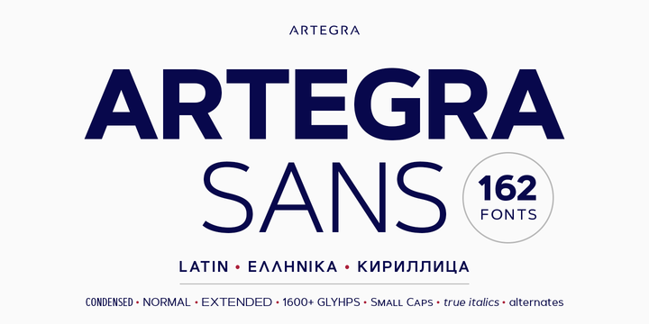 Fuente Artegra Sans