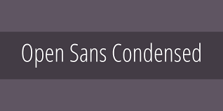 Fuente Open Sans Condensed