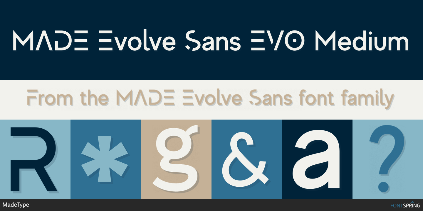 Fuente Evolve Sans EVO