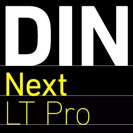 Fuente DIN Next LT Pro