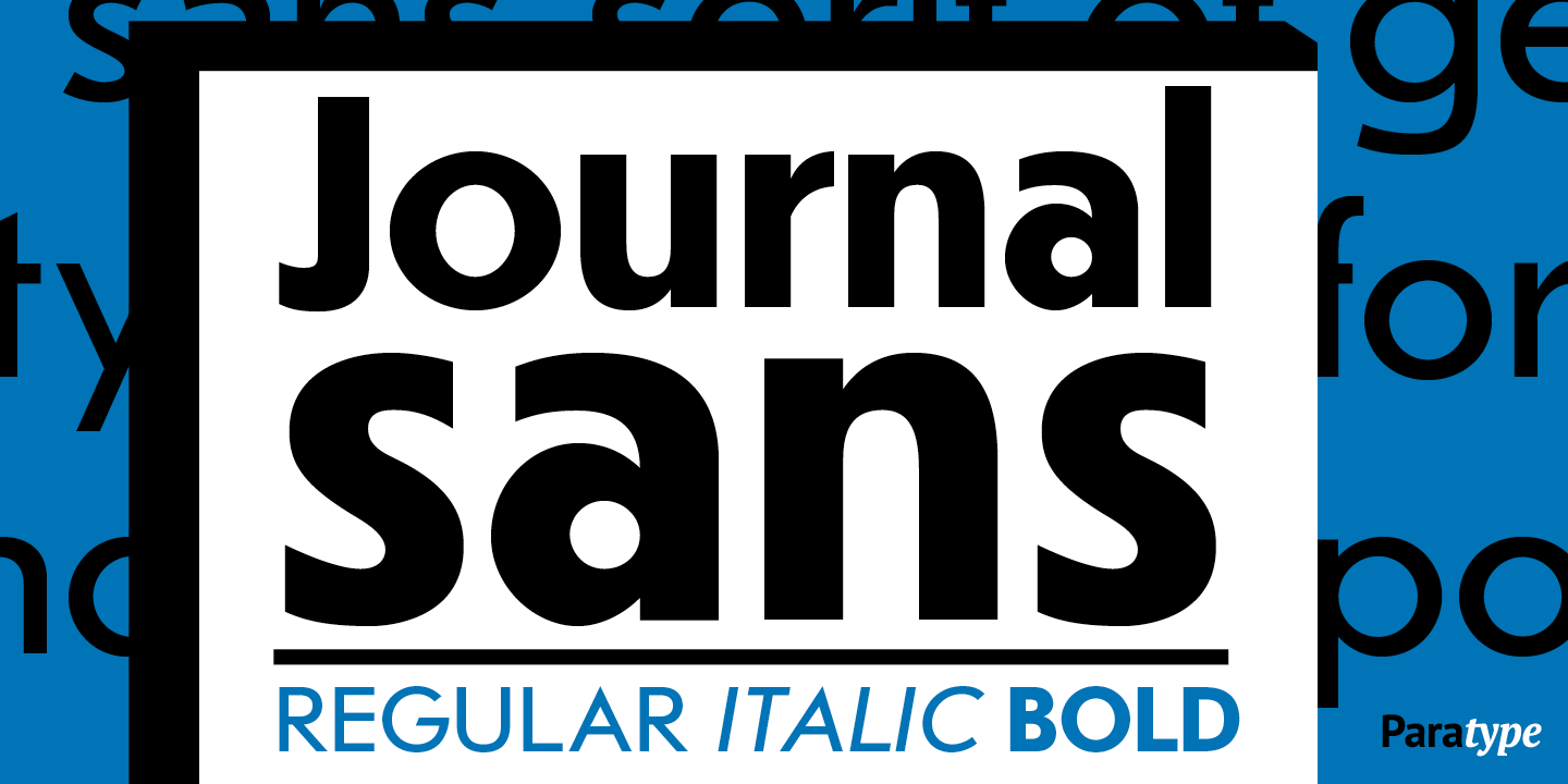 Fuente Journal Sans