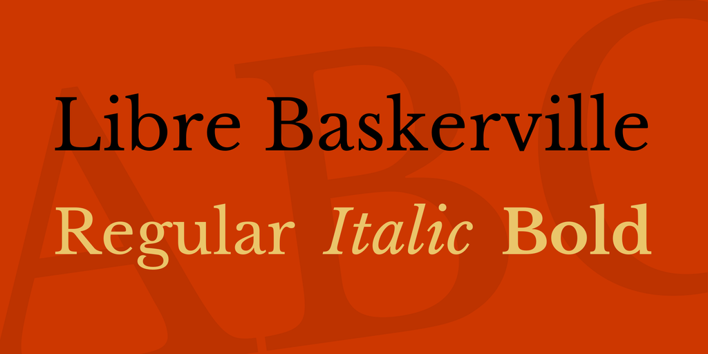 Fuente Libre Baskerville