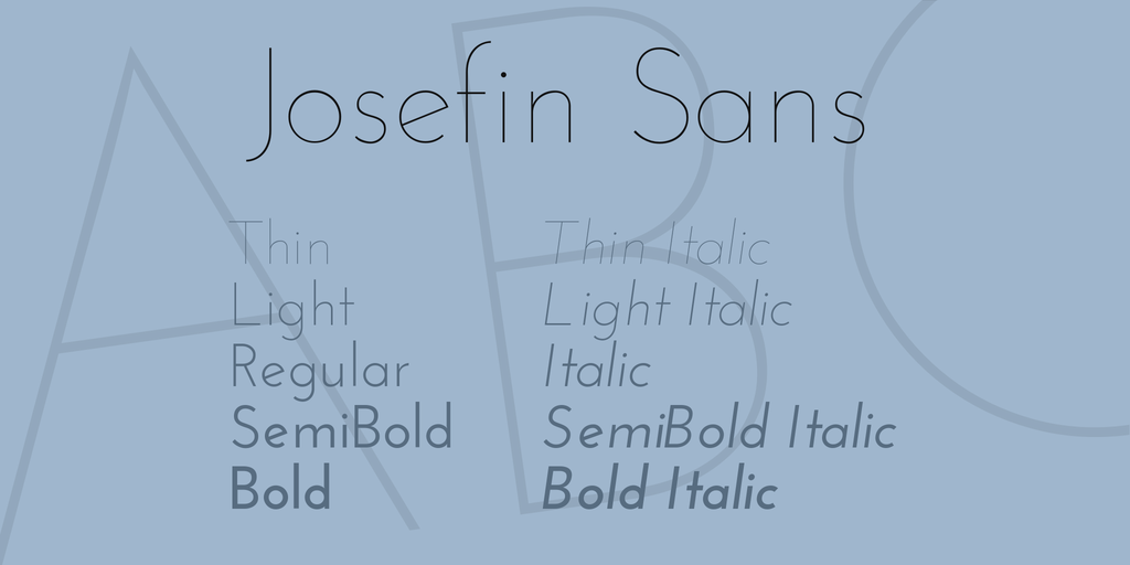 Fuente Josefin Sans