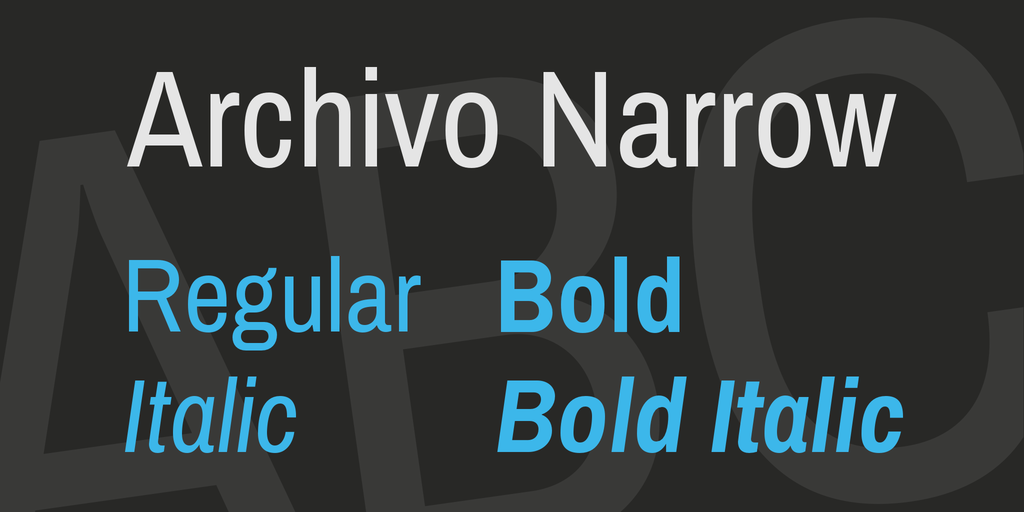 Fuente Archivo Narrow