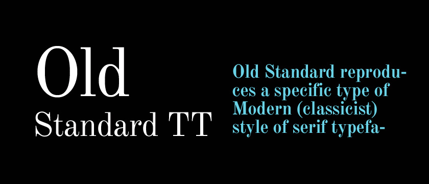 Fuente Old Standard TT