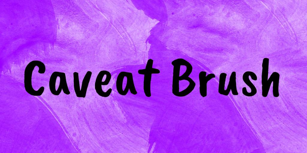 Fuente Caveat Brush