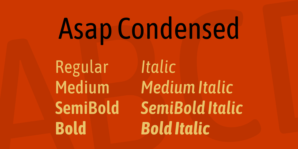 Fuente Asap Condensed