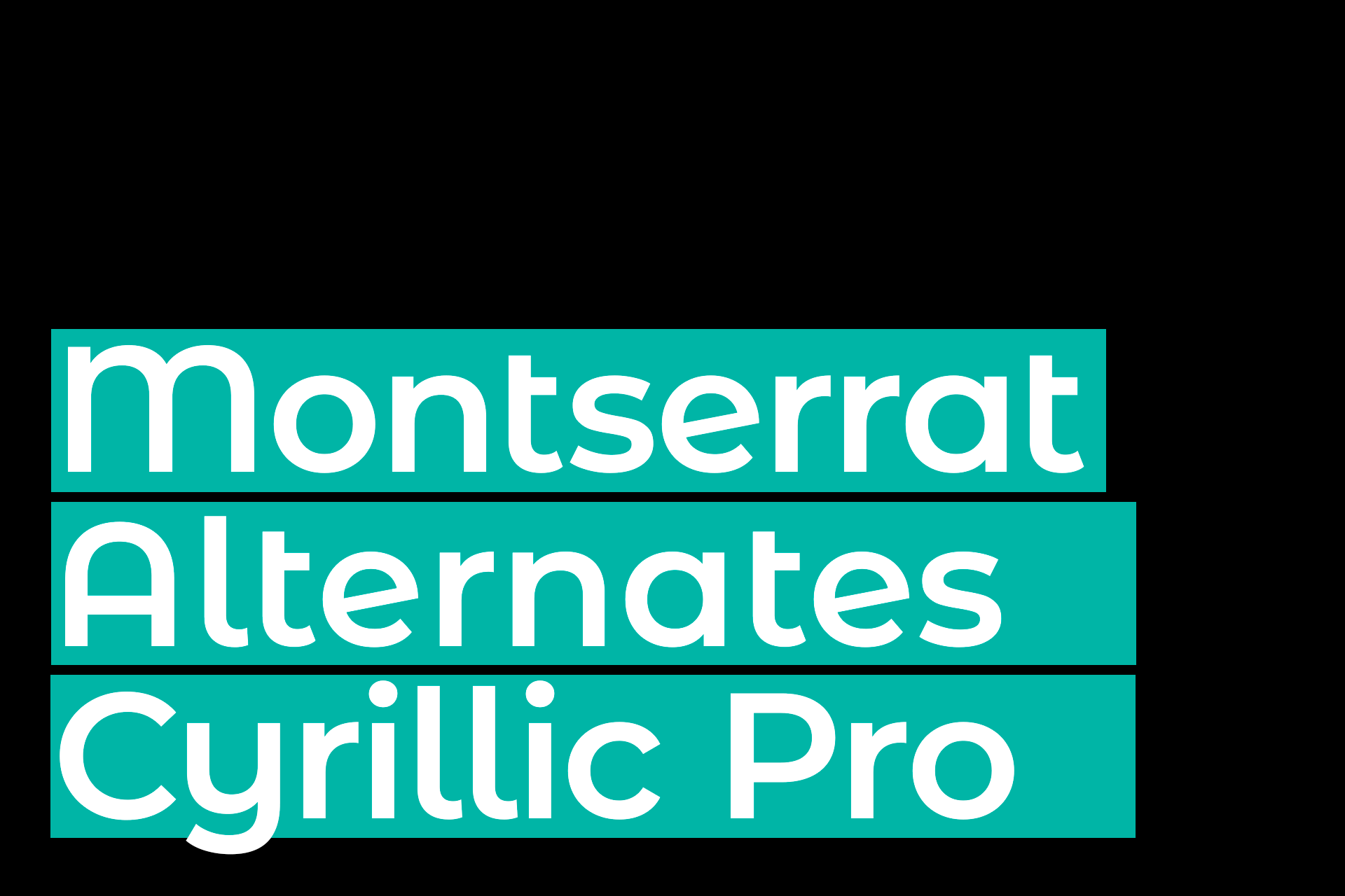 Fuente Montserrat Alternates