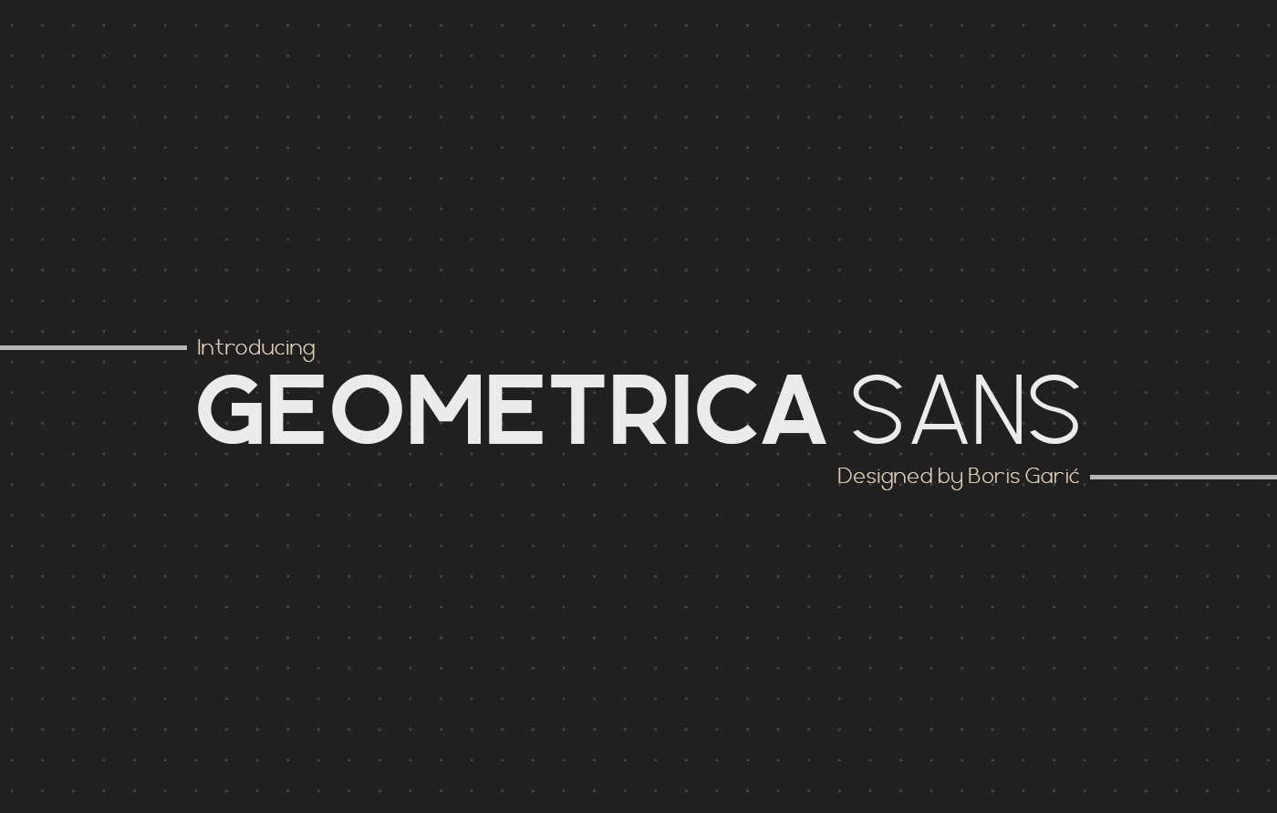 Fuente Geometrica Sans